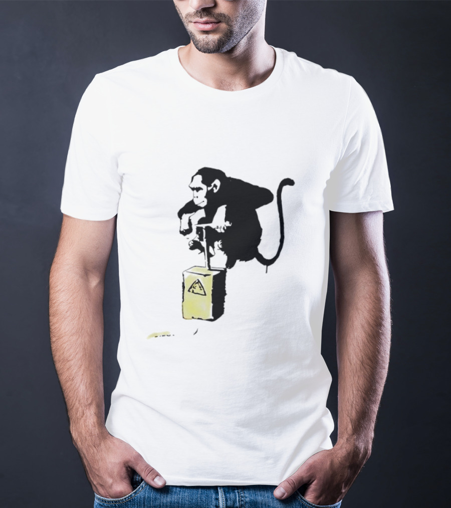 Lex Luthor Bricks Bomb Banana Banksy Influenced T-Shirt