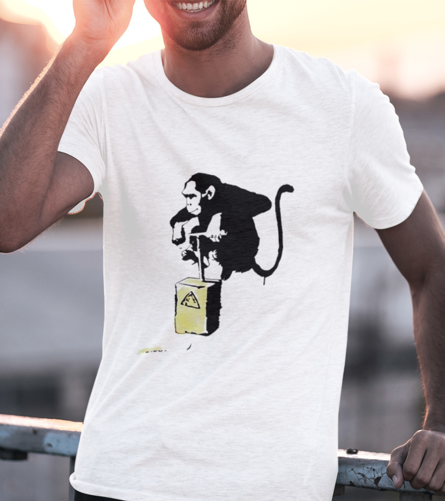 Lex Luthor Bricks Bomb Banana Banksy Influenced T-Shirt