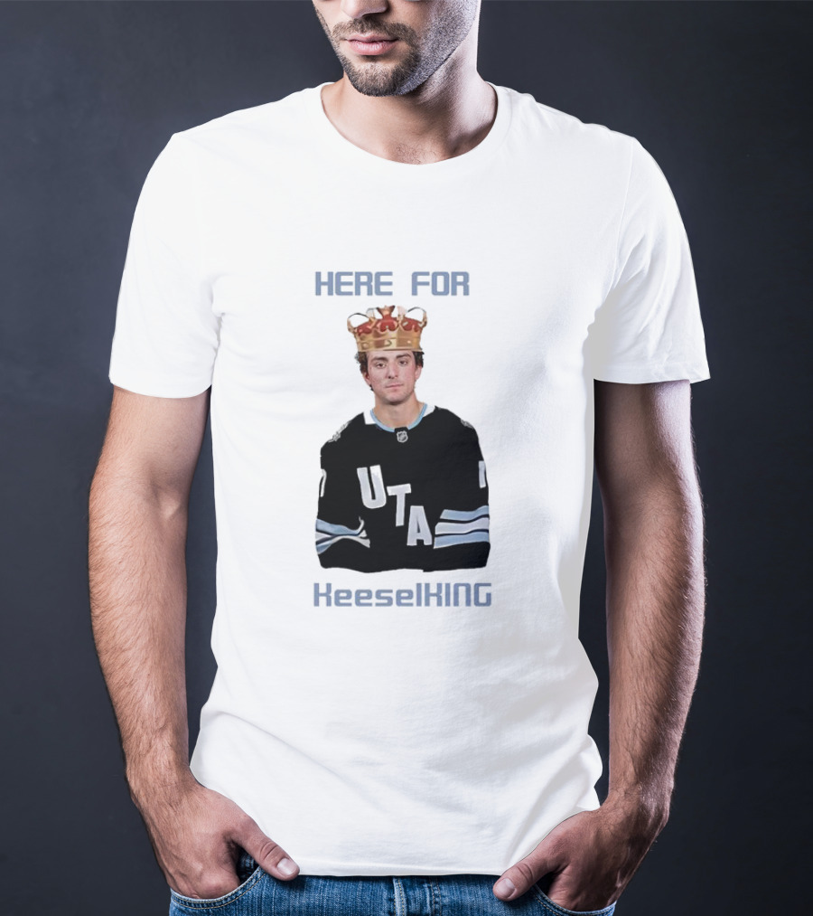 Here For Kesselking Crowned Hockey Player T-Shirt
