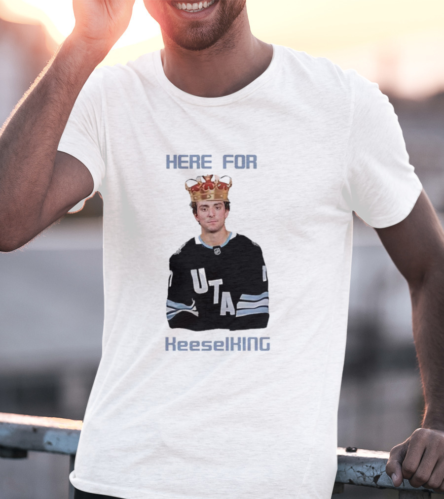 Here For Kesselking Crowned Hockey Player T-Shirt