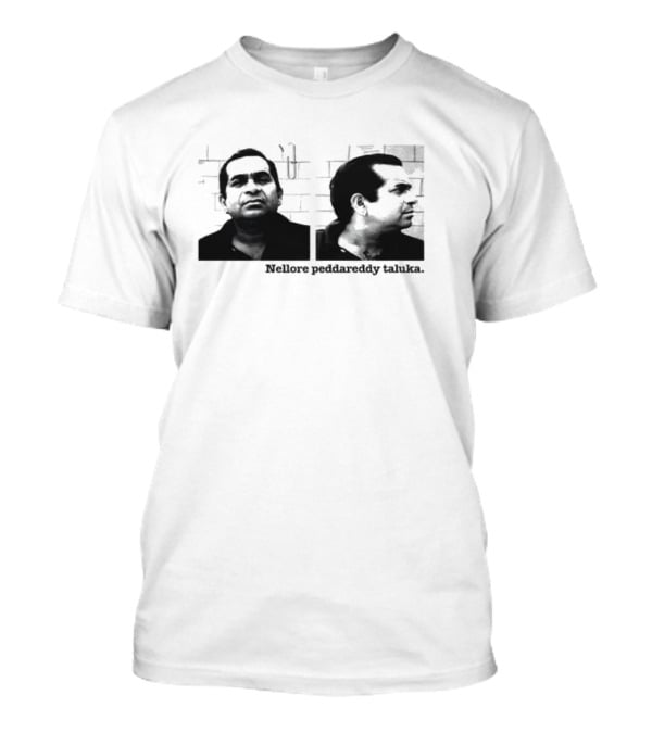 Nellore Pedda Reddy Taluka Vintage Photo Design T-Shirt