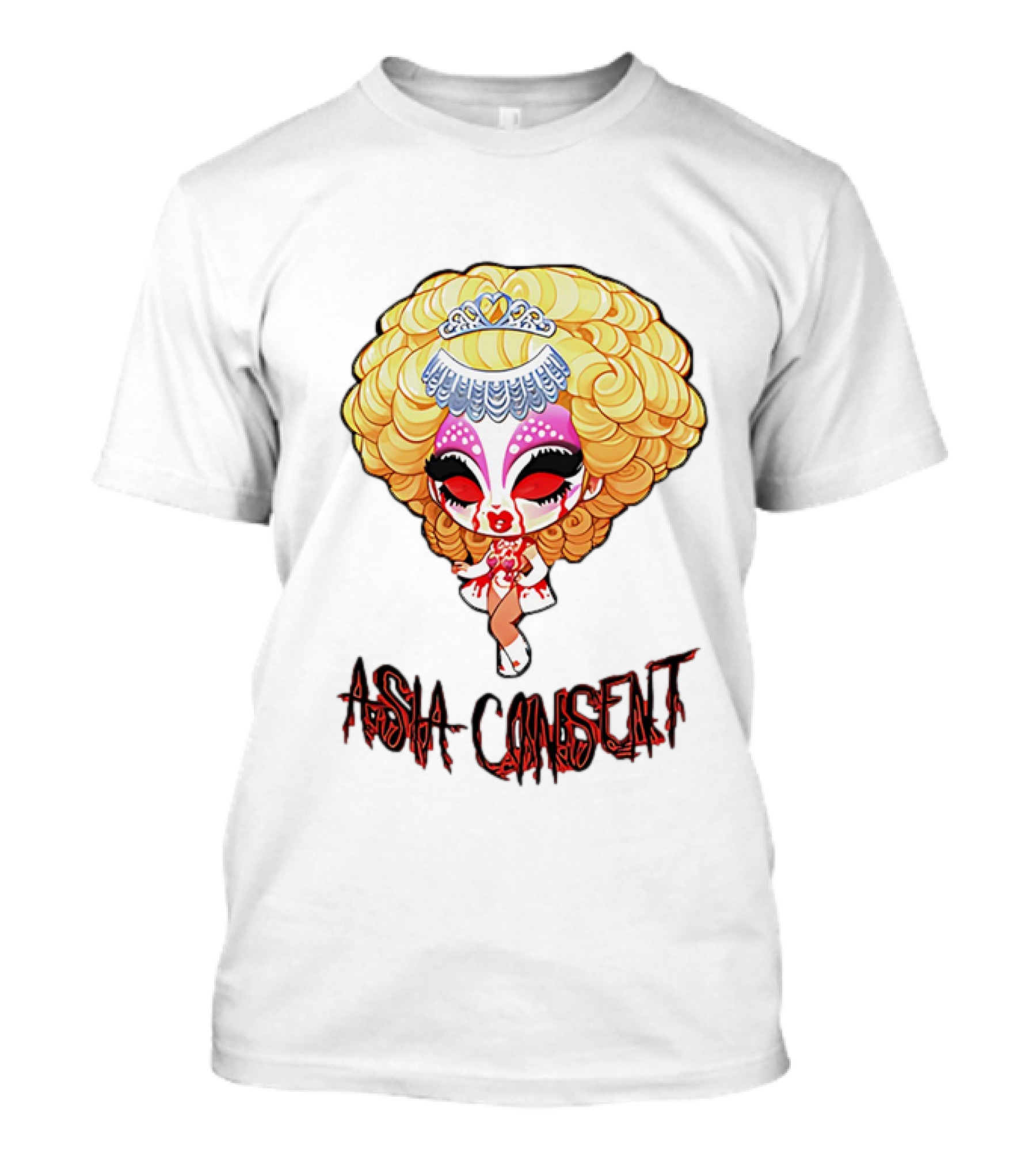 Asia Consent Doll Horror Marie Antoinette T-Shirt