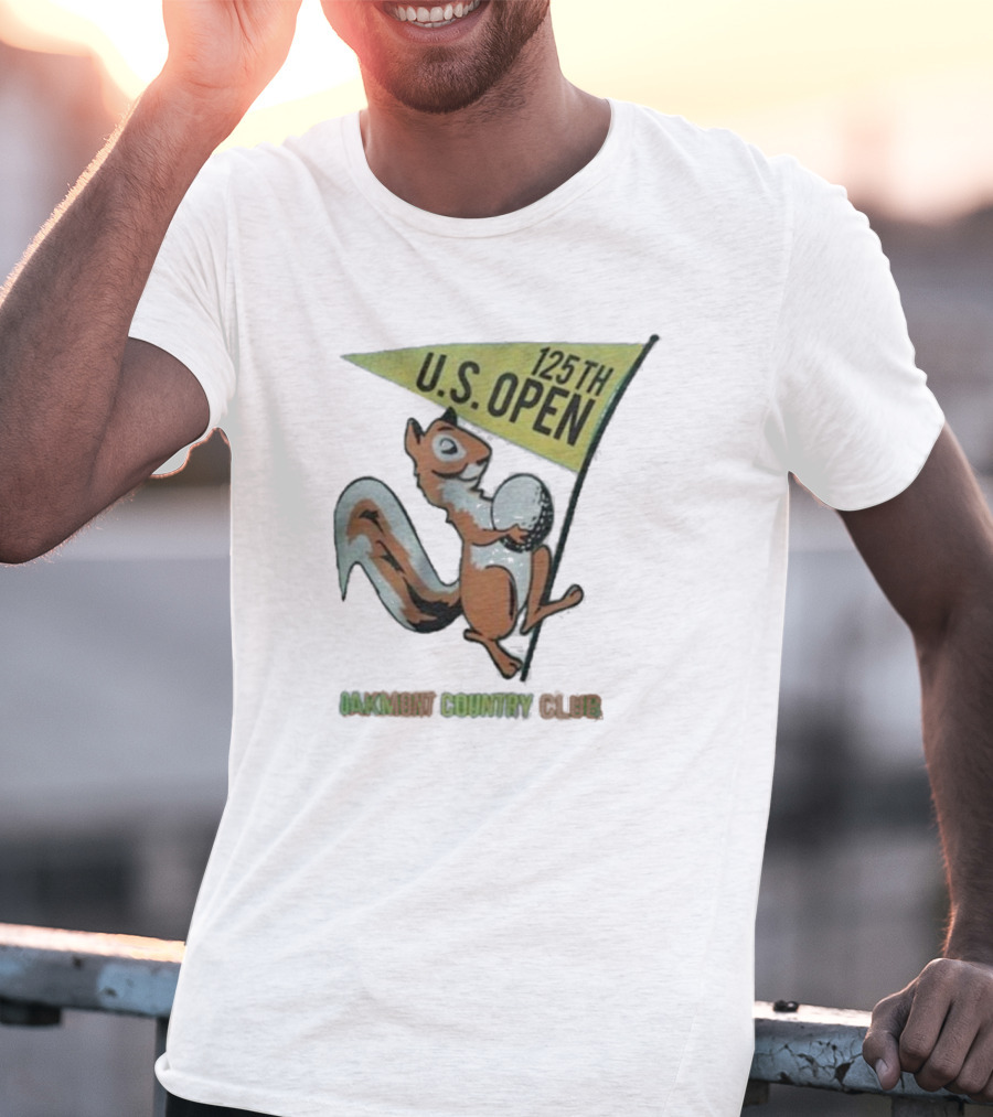 Oakmont Country Club 125TH U.S. Open Squirrel 2025 Golf T-Shirt