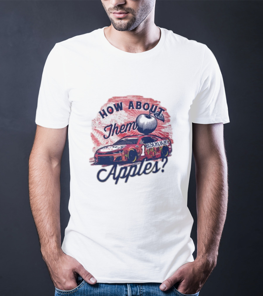 Ross Chastain How About Them Apples Busch Light #1 Racing Car T-Shirt
