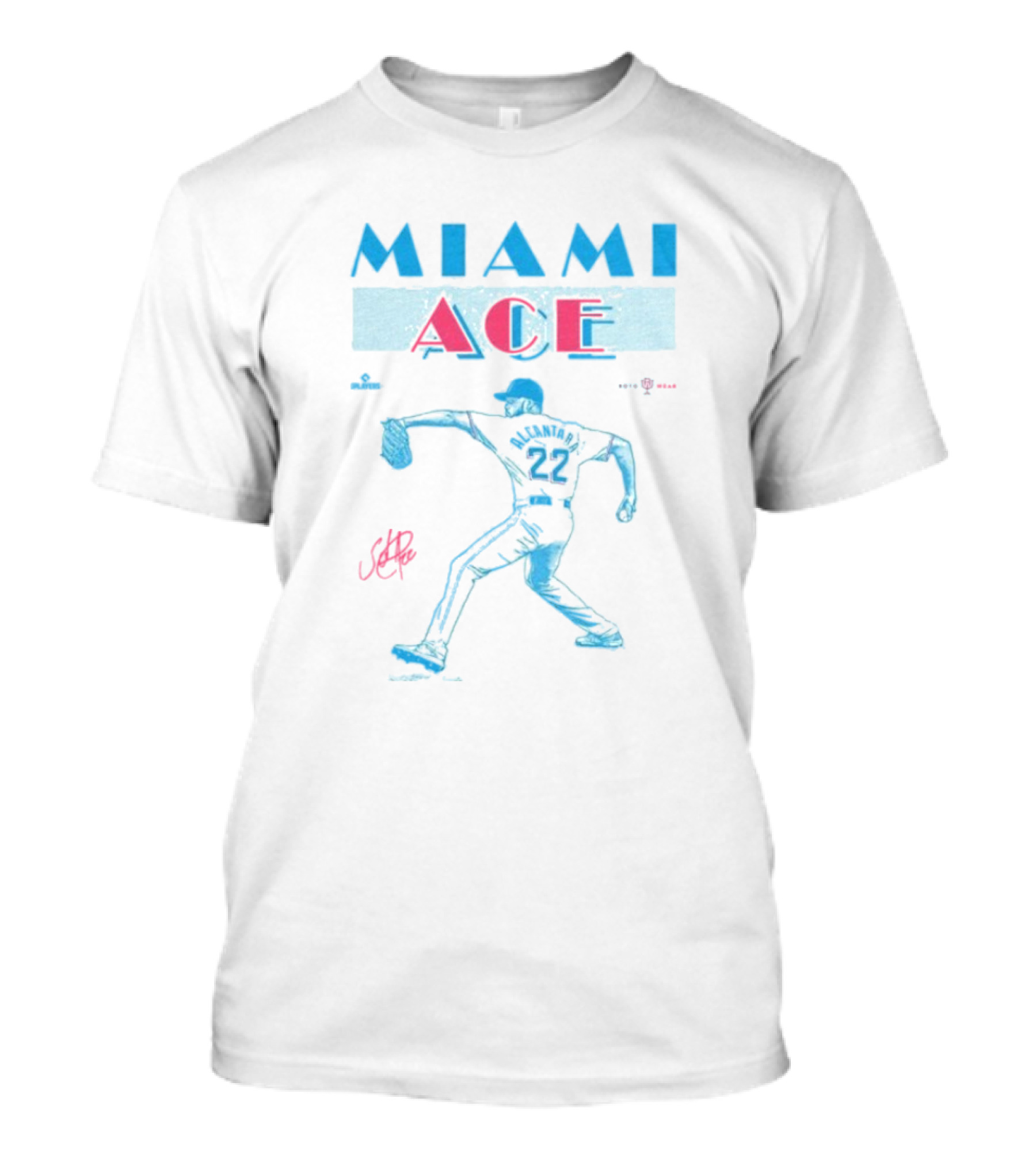 ```Sandy Alcántara 22 Miami Ace Miami Marlins``` T-Shirt