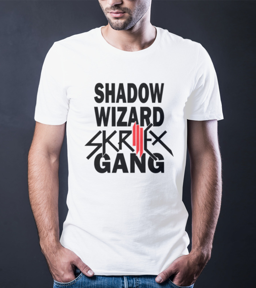 Shadow Wizard Skrillex Gang Red Brush Mark T-Shirt
