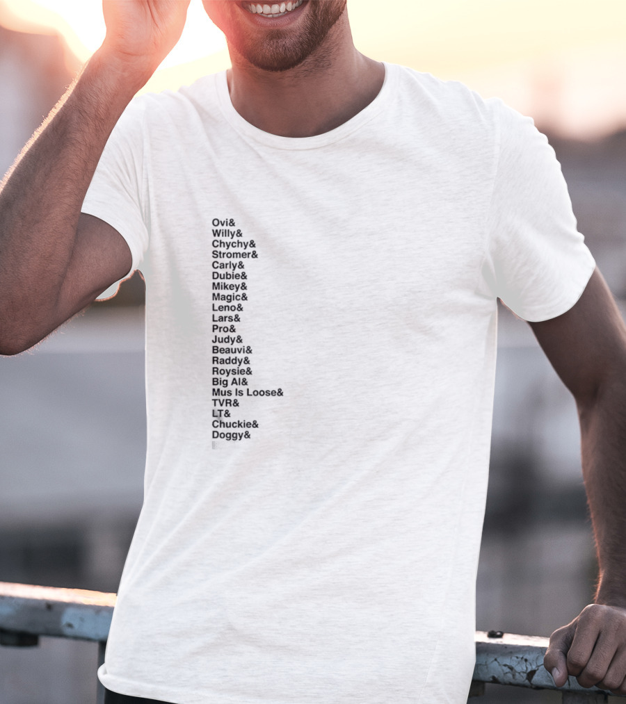 Washington Hockey Legends Team Players List The Babes T-Shirt
