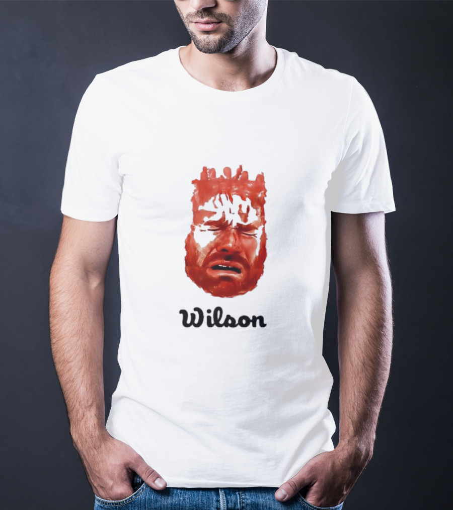 Wilson Tom Wilson Fake Crying Meme Red Face 2025 T-Shirt