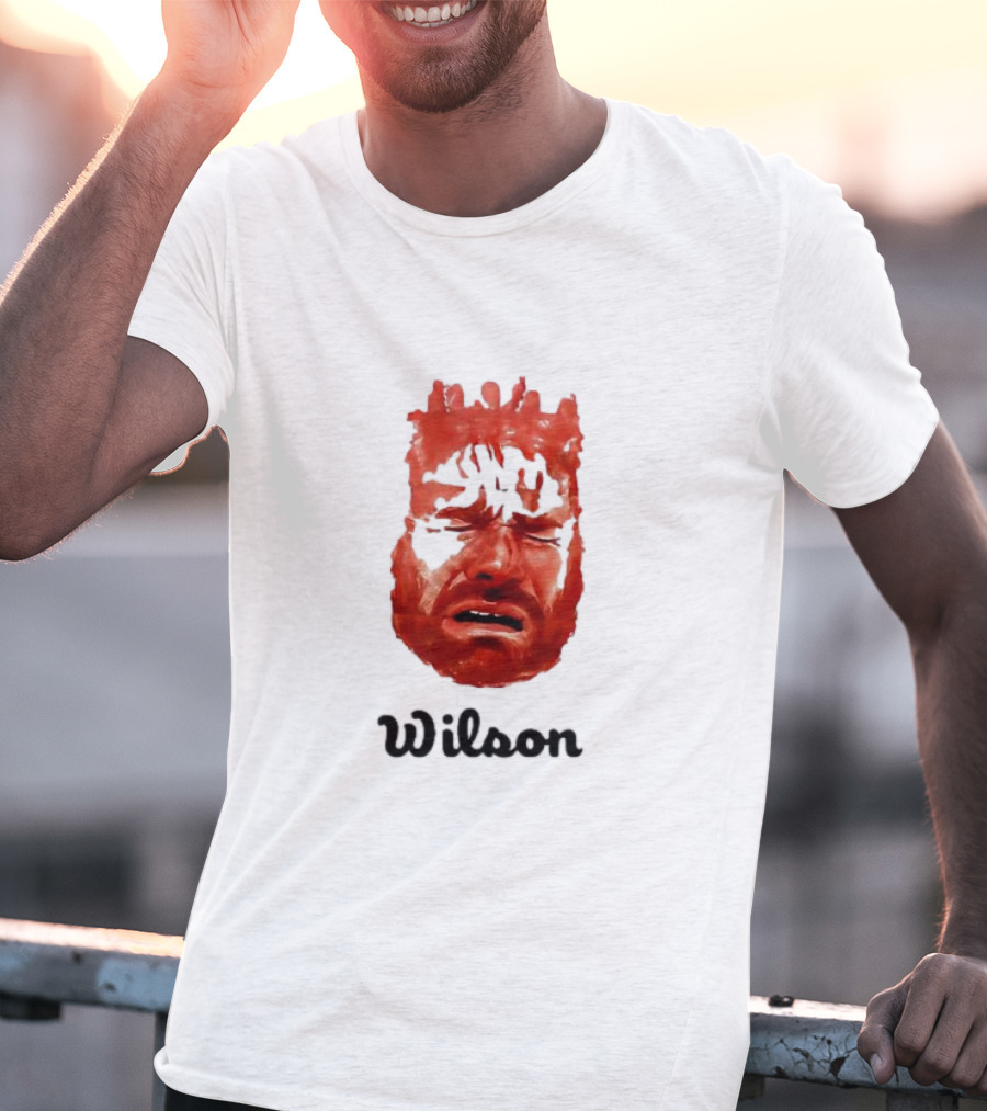 Wilson Tom Wilson Fake Crying Meme Red Face 2025 T-Shirt