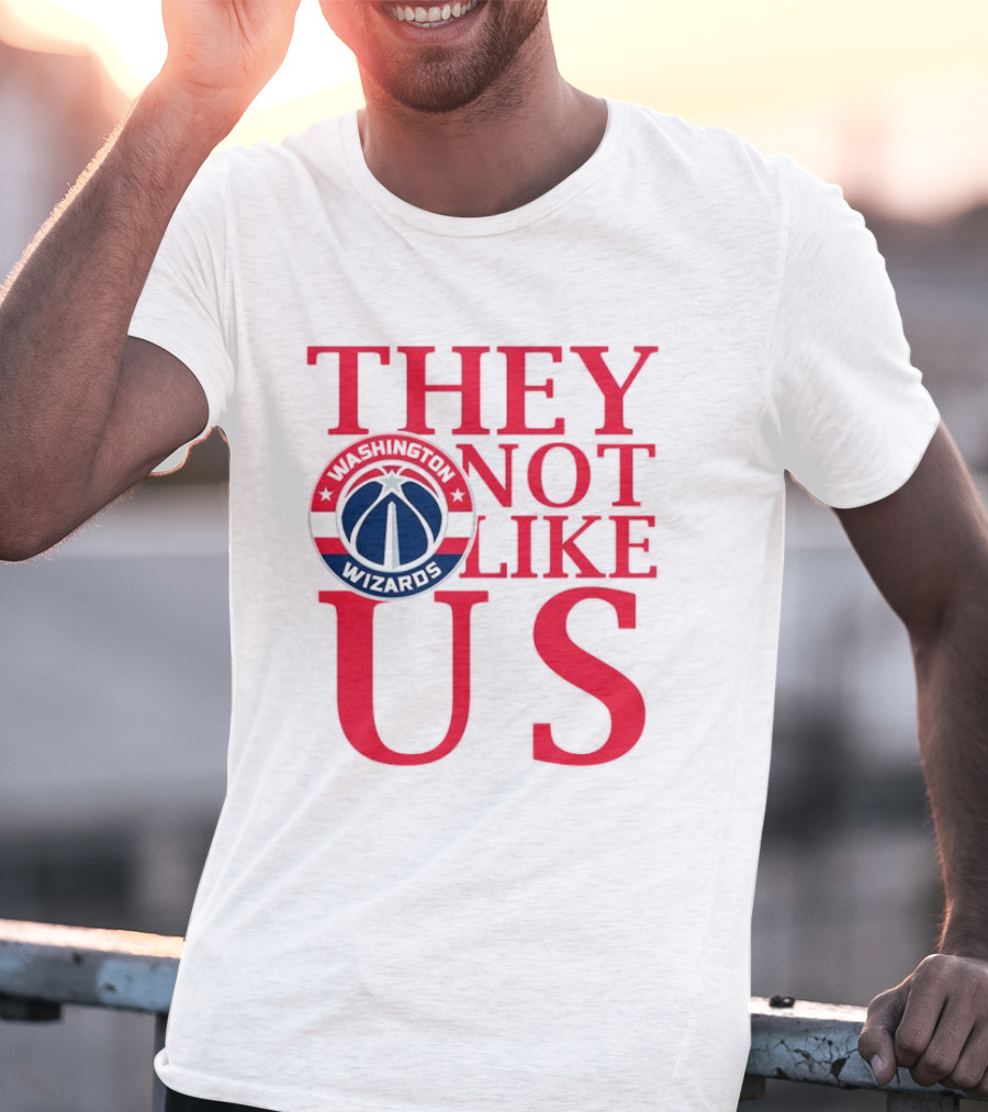 Washington Wizards They Not Like Us Dominance Statement With Iconic Logo T-Shirt