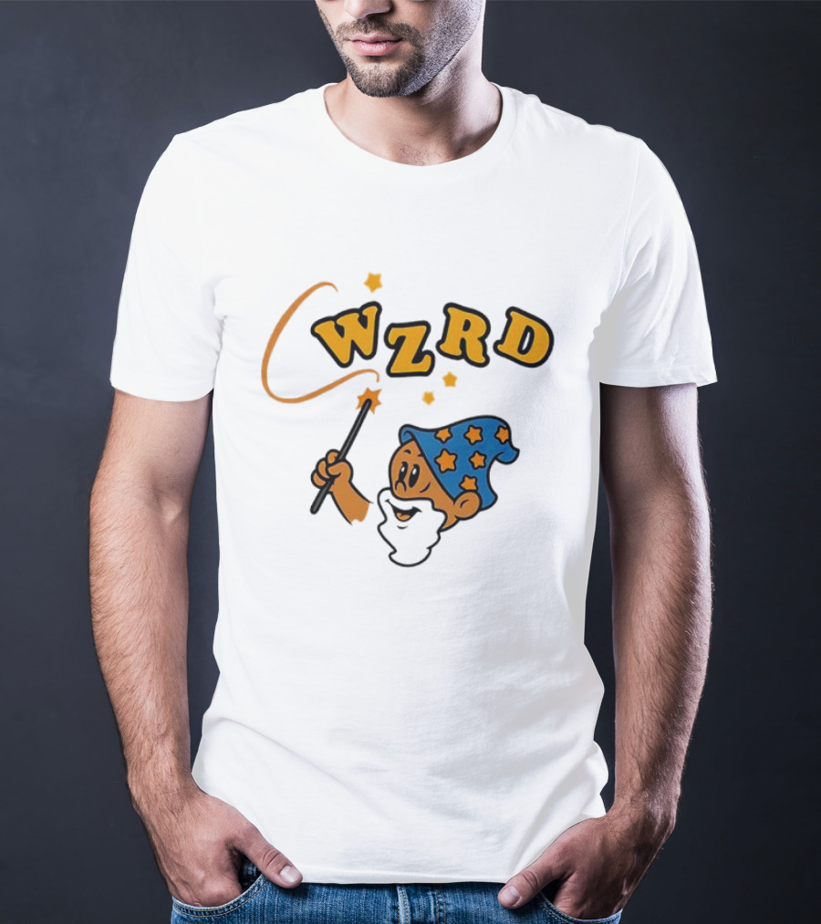 Wzrd Wizard Hat Stars And Wand Graphic T-Shirt
