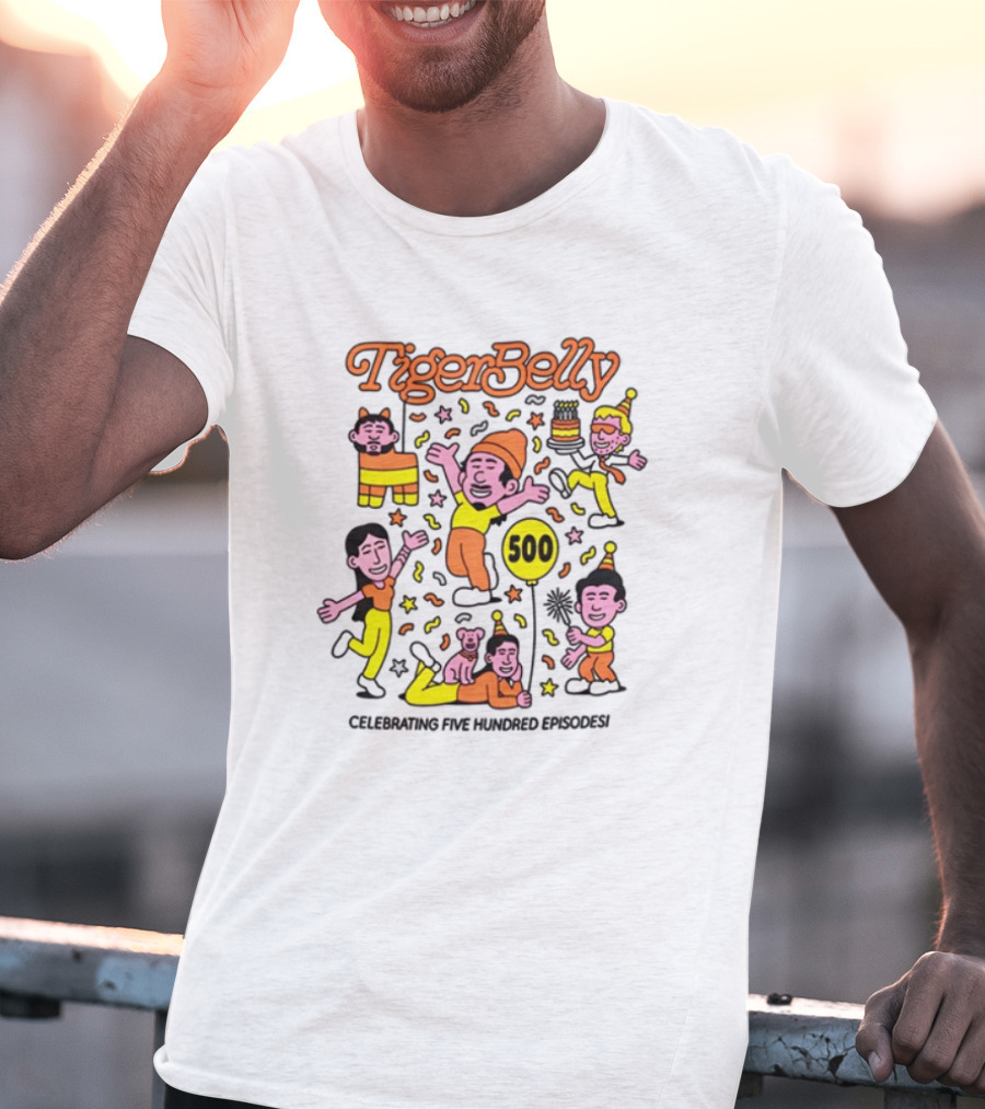 TigerBelly Celebrating 500 Episodes T-Shirt