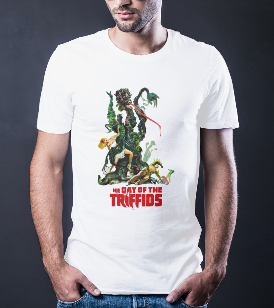 The Day Of The Triffids Classic Movie Horror Imagery T-Shirt