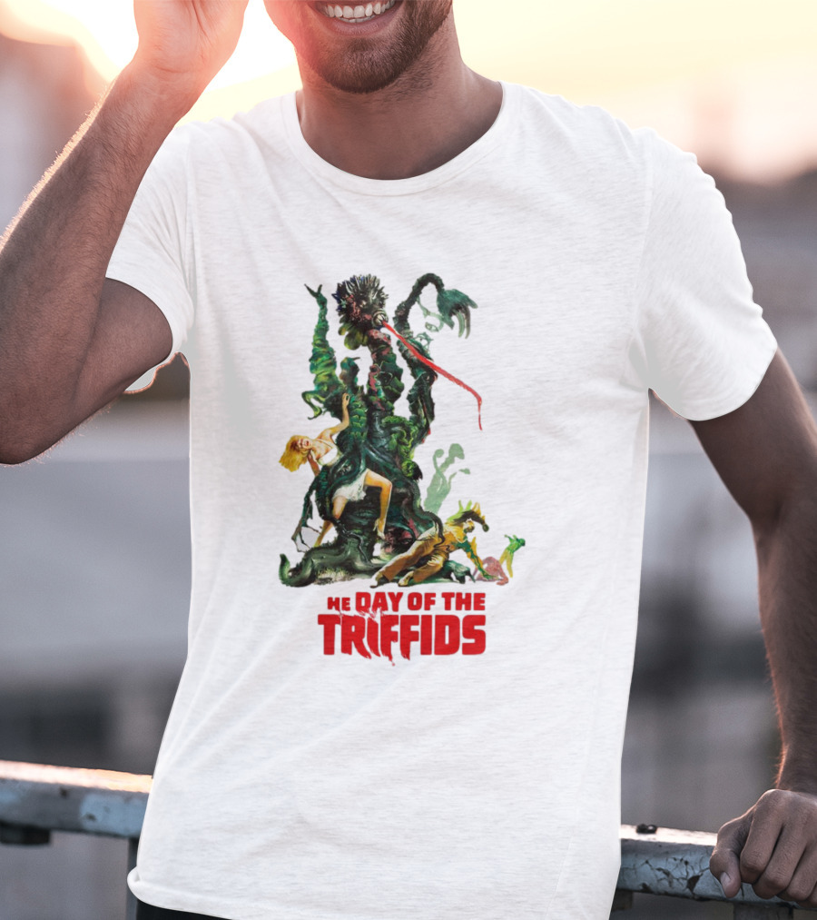 The Day Of The Triffids Classic Movie Horror Imagery T-Shirt