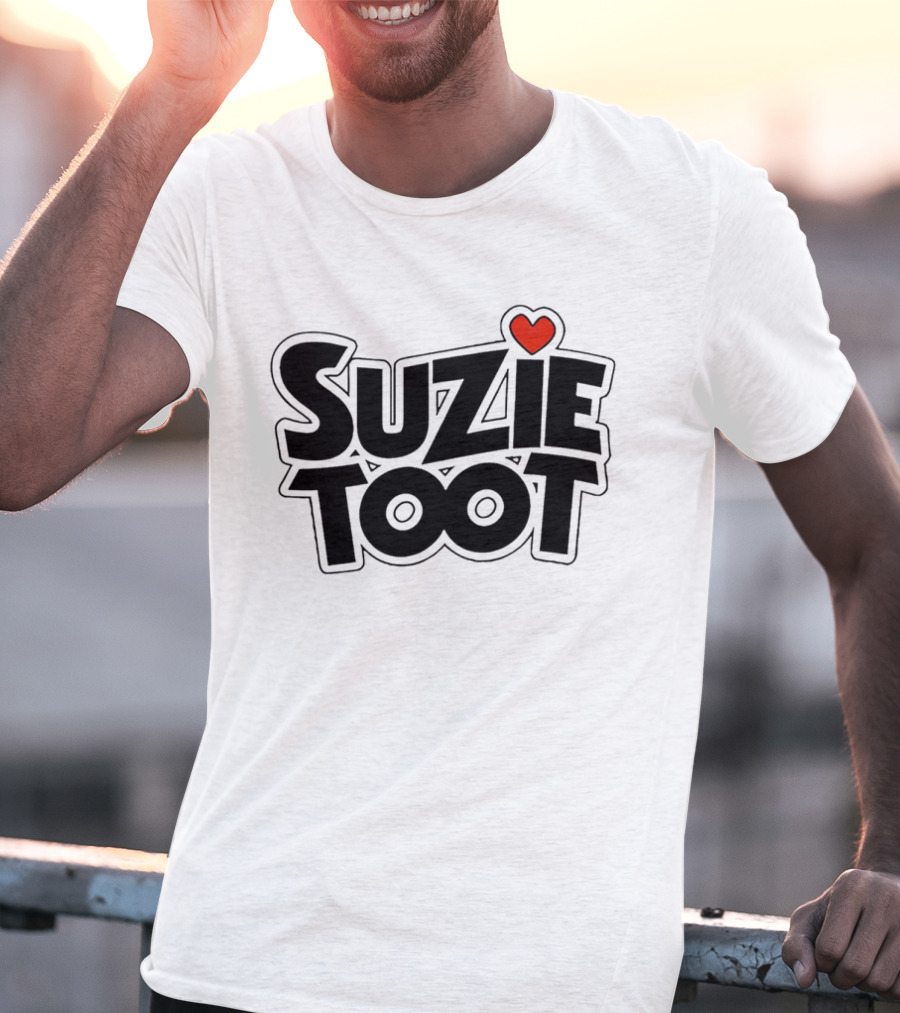 Suzie Toot Heart With Red Love Symbol T-Shirt