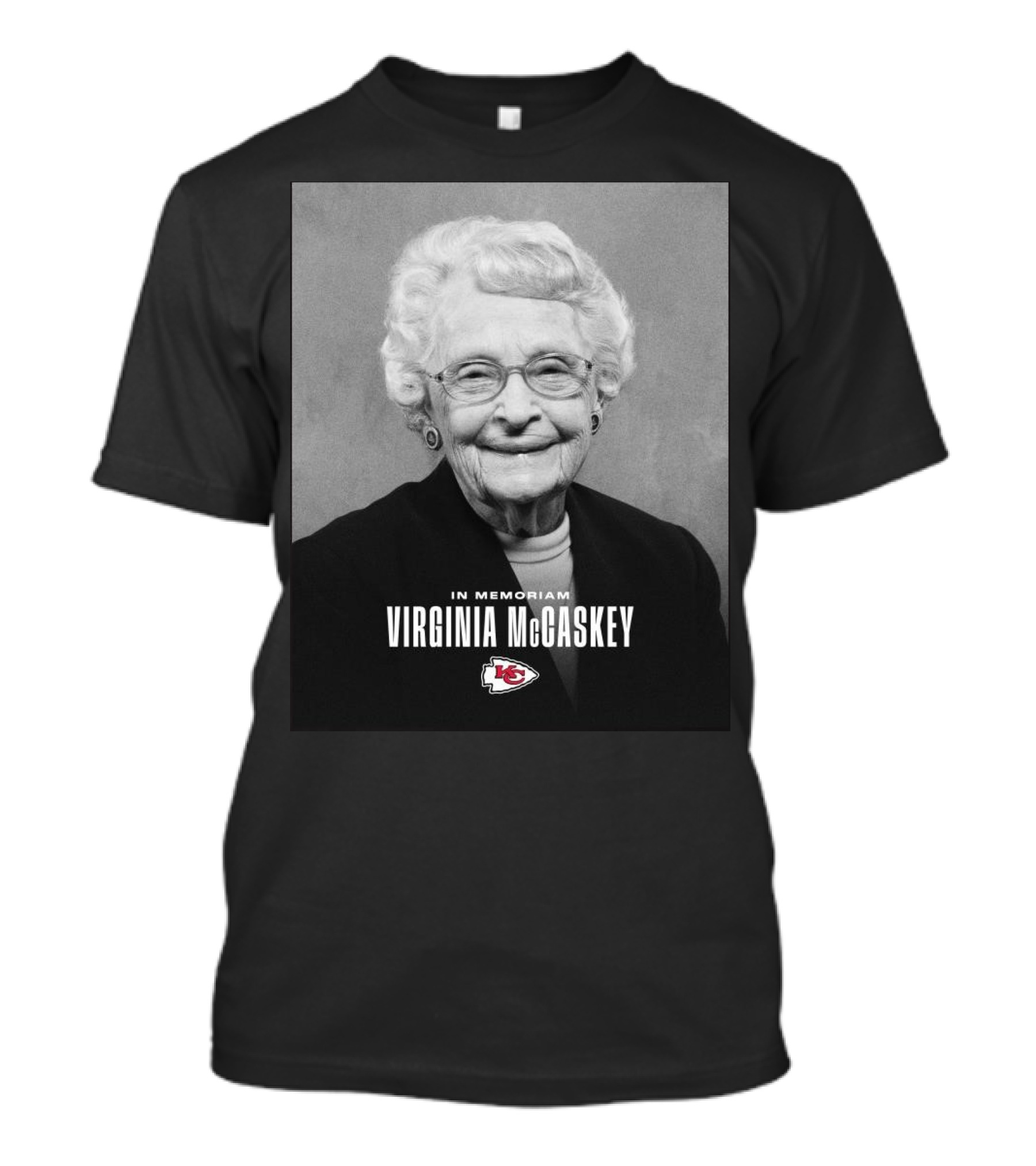 Kansas City Chiefs Virginia McCaskey In Memoriam Incredible Legacy Matriarch T-Shirt