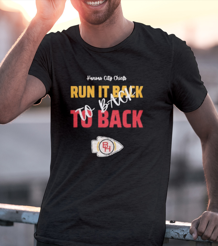 Kansas City Chiefs Run It Back To Back To Back T-Shirt