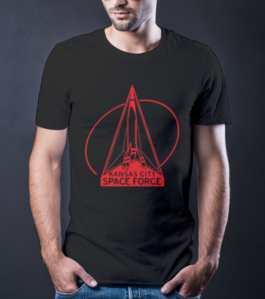 Kansas City Space Force Rocket Emblem T-Shirt