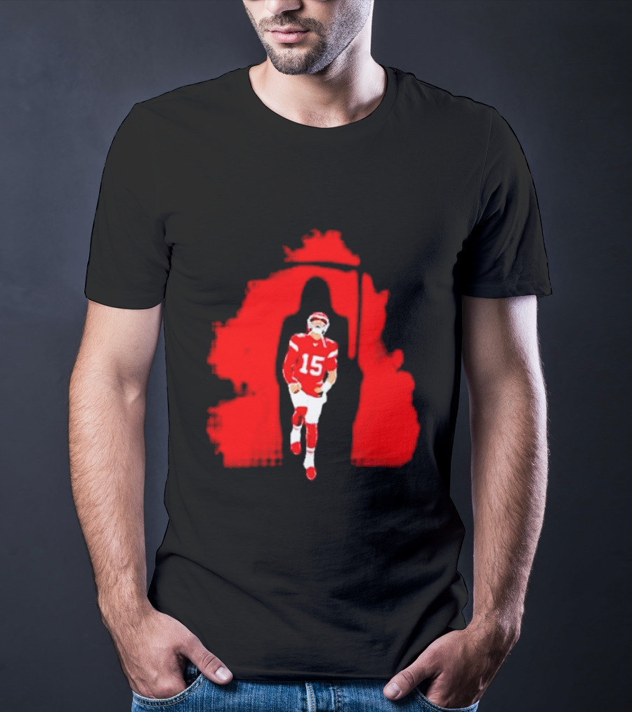 KC Chiefs Patrick Mahomes Shadow 15 Reaper T-Shirt