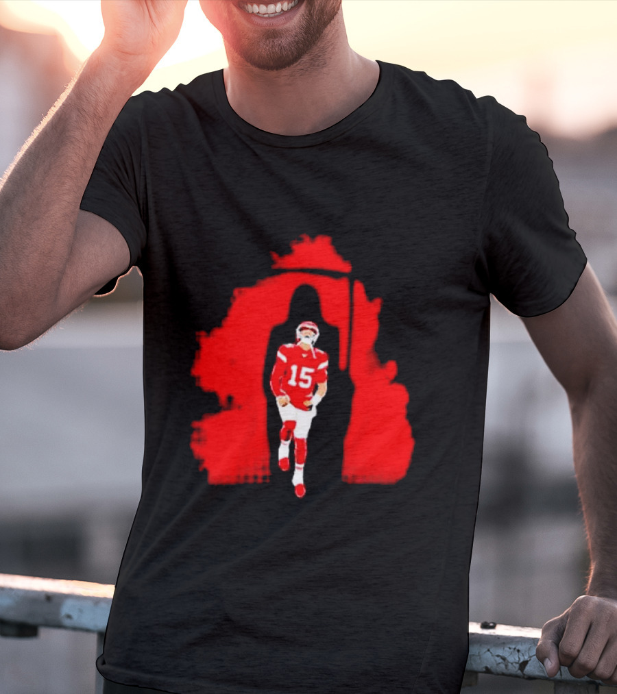 KC Chiefs Patrick Mahomes Shadow 15 Reaper T-Shirt