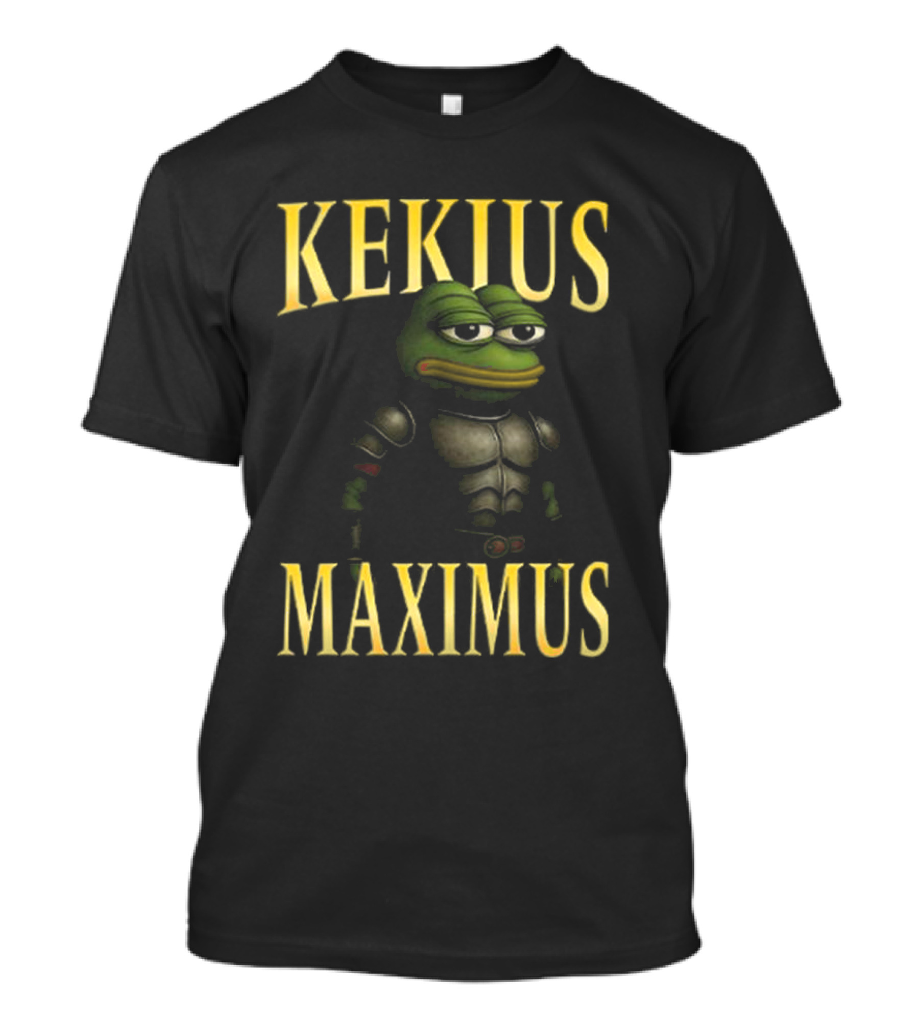 Kekius Maximus Gladiator Frog Armor T-Shirt
