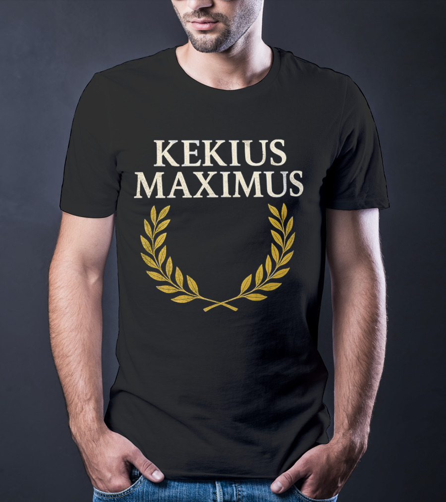 Kekius Maximus Laurel Wreath Emblem T-Shirt