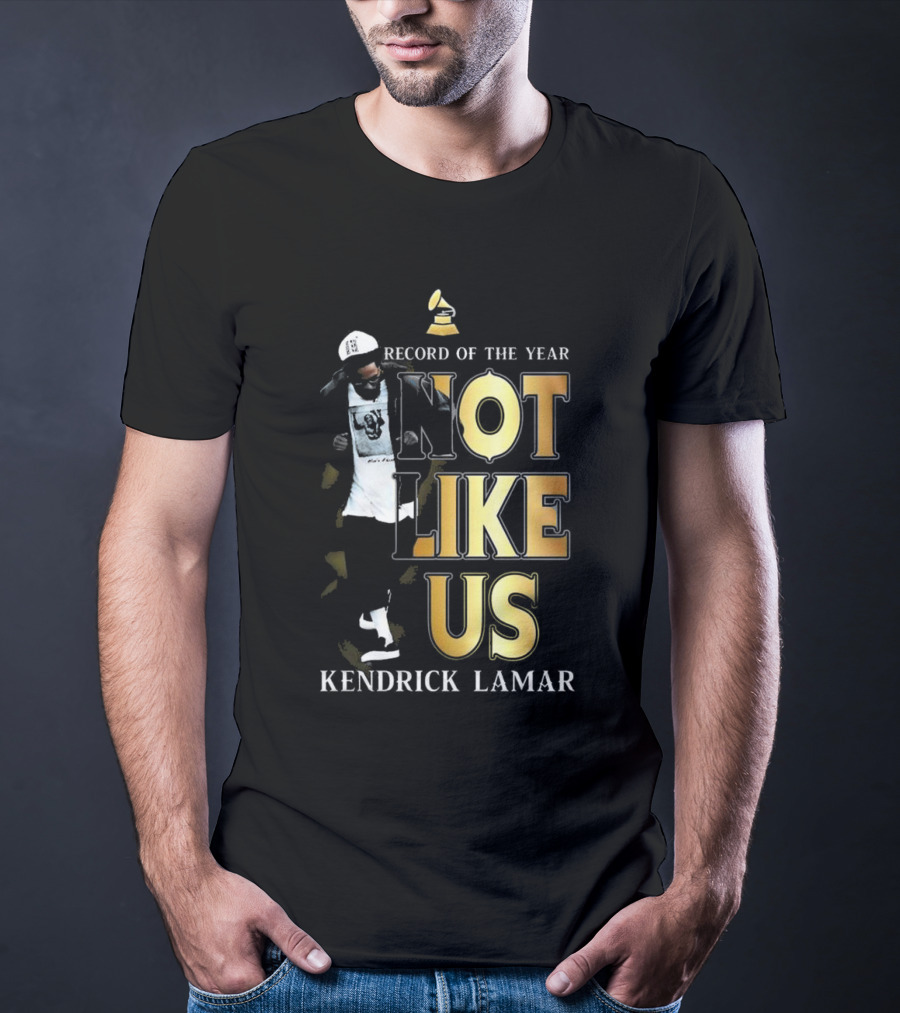 Kendrick Lamar Not Like Us Record Of The Year Grammy T-Shirt