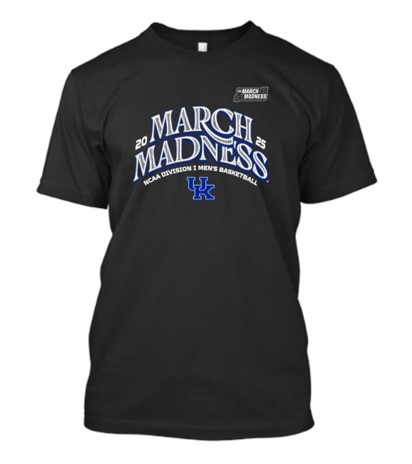 NCAA Division I Kentucky Men's Basketball 2025 March Madness T-Shirt