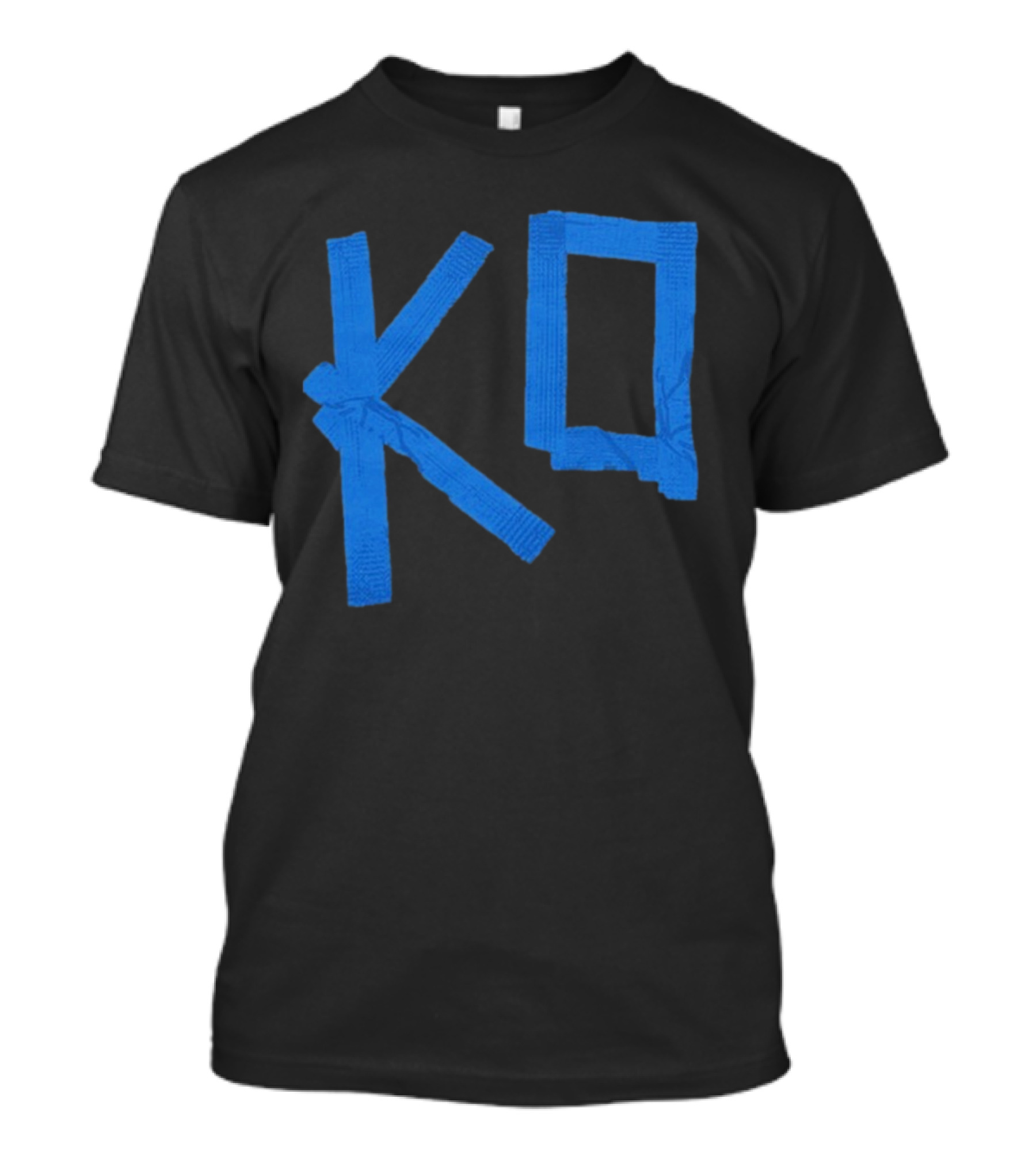 KO Martial Arts Blue Belt Letters T-Shirt