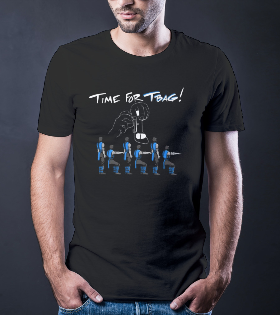 Lin Kuei Armory Time For T-Bag Mortal Kombat Sub-Zero Parody T-Shirt