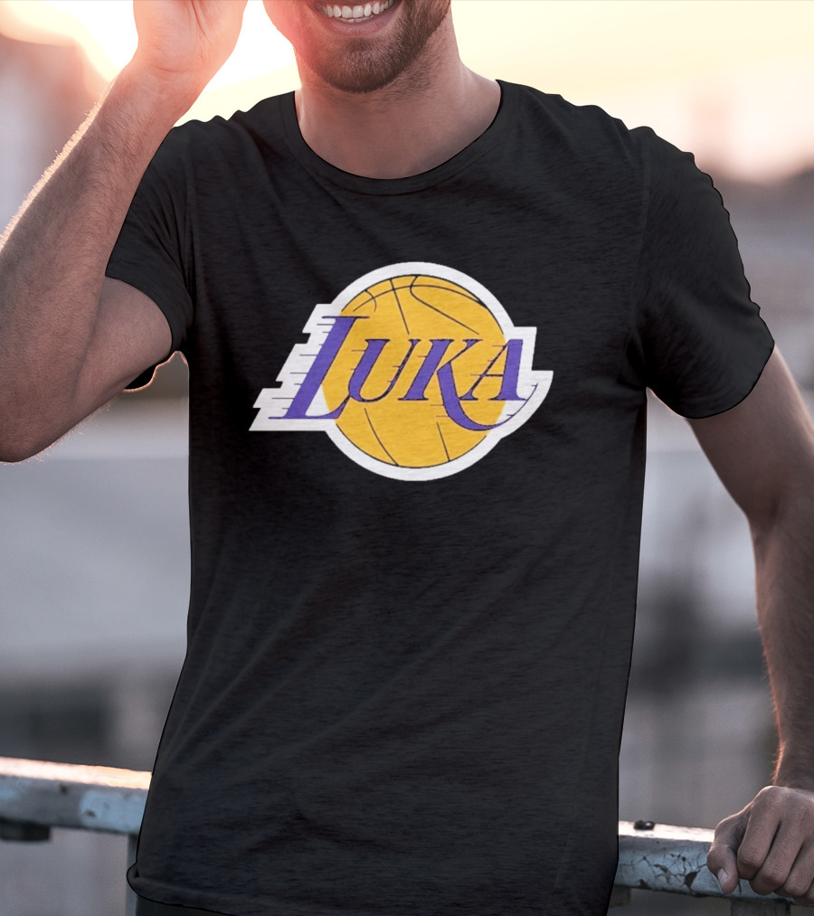 Luka Los Angeles Showtime Basketball-Inspired T-Shirt
