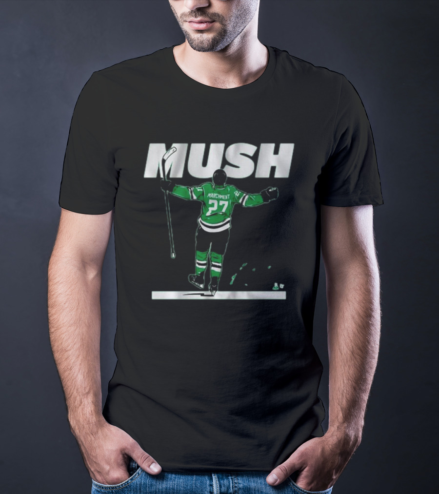 Mason Marchment Hockey Celebration Mush Number 27 T-Shirt