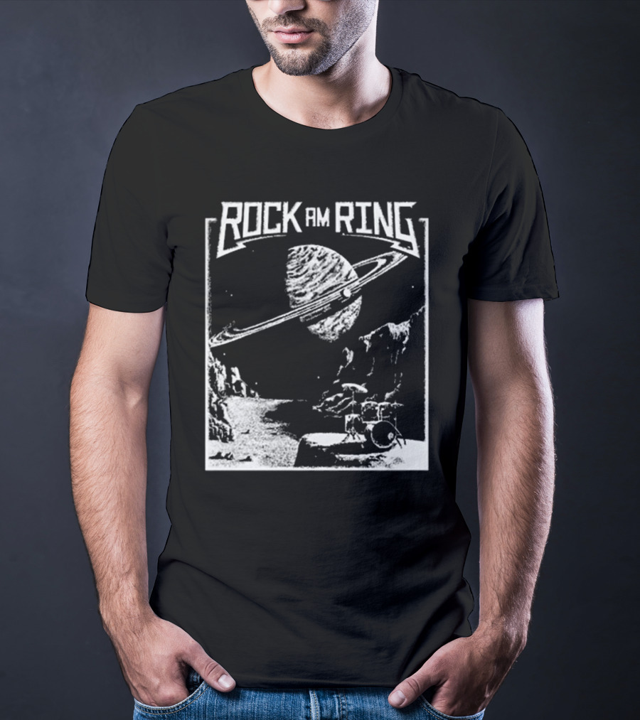 Rock Am Ring Lunar Beat Community Contest Gewinner Saturn Planet Drums T-Shirt
