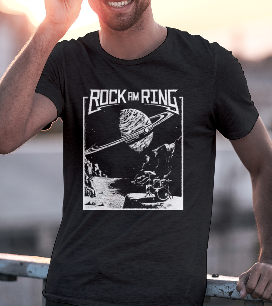 Rock Am Ring Lunar Beat Community Contest Gewinner Saturn Planet Drums T-Shirt