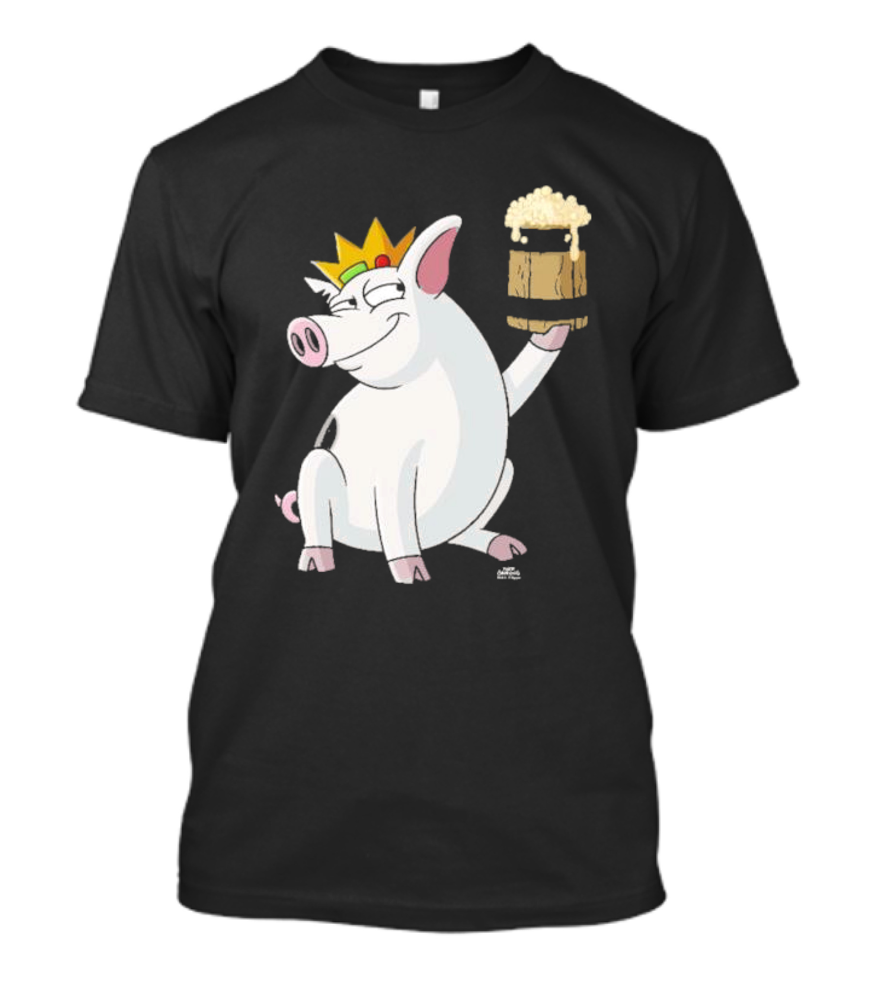Merkimer Pig Cheers Crown Gildan Softstyle T-Shirt