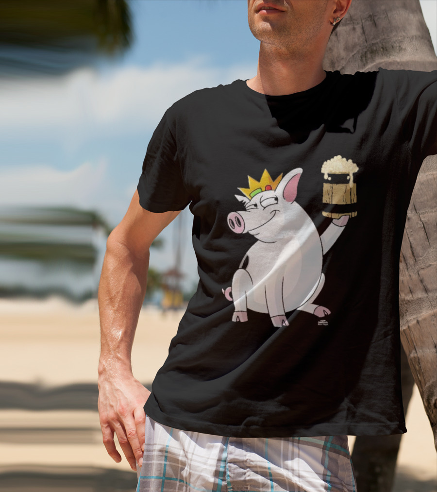 Merkimer Pig Cheers Crown Gildan Softstyle T-Shirt