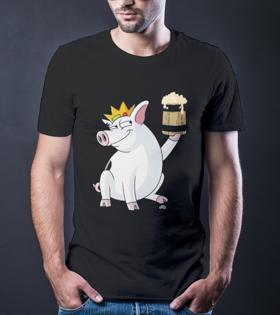 Merkimer Pig Cheers Crown Gildan Softstyle T-Shirt
