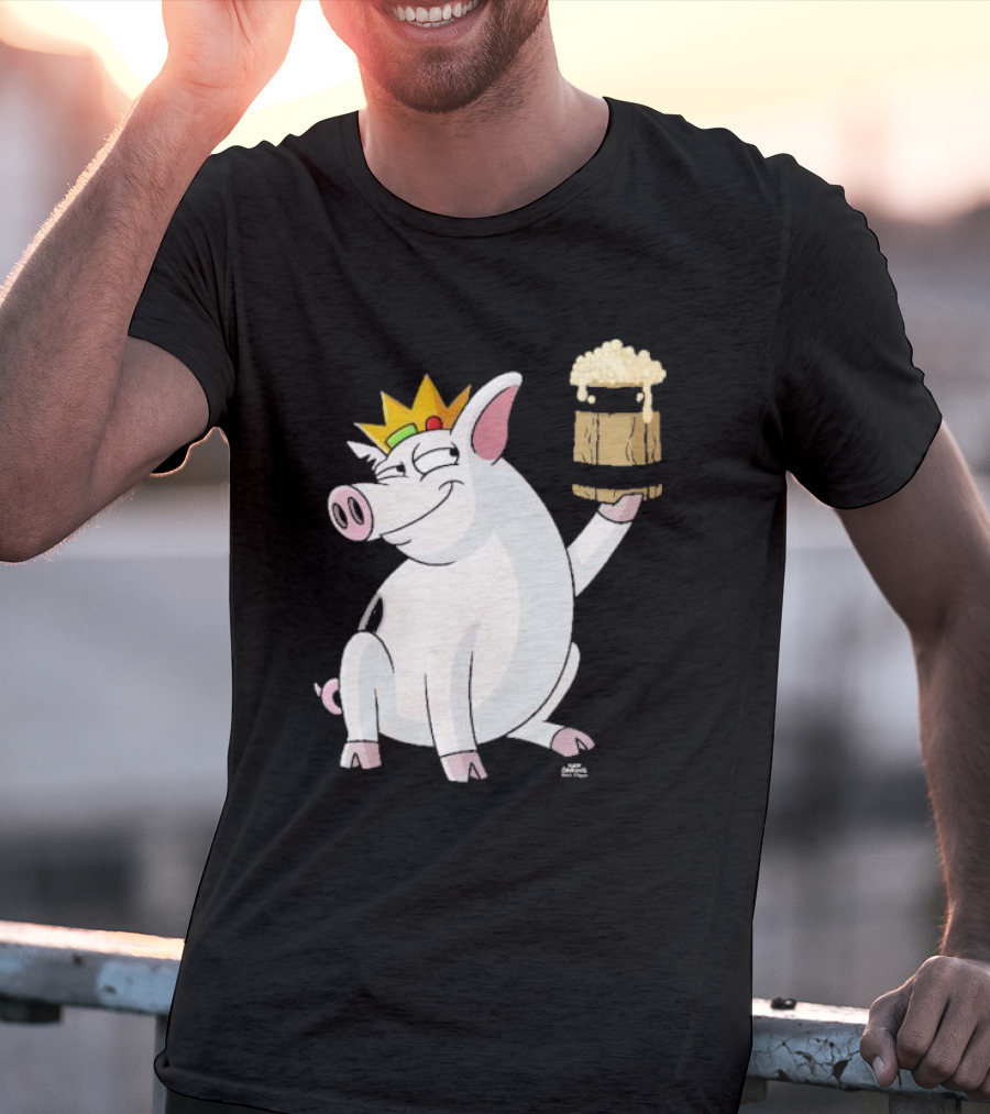 Merkimer Pig Cheers Crown Gildan Softstyle T-Shirt