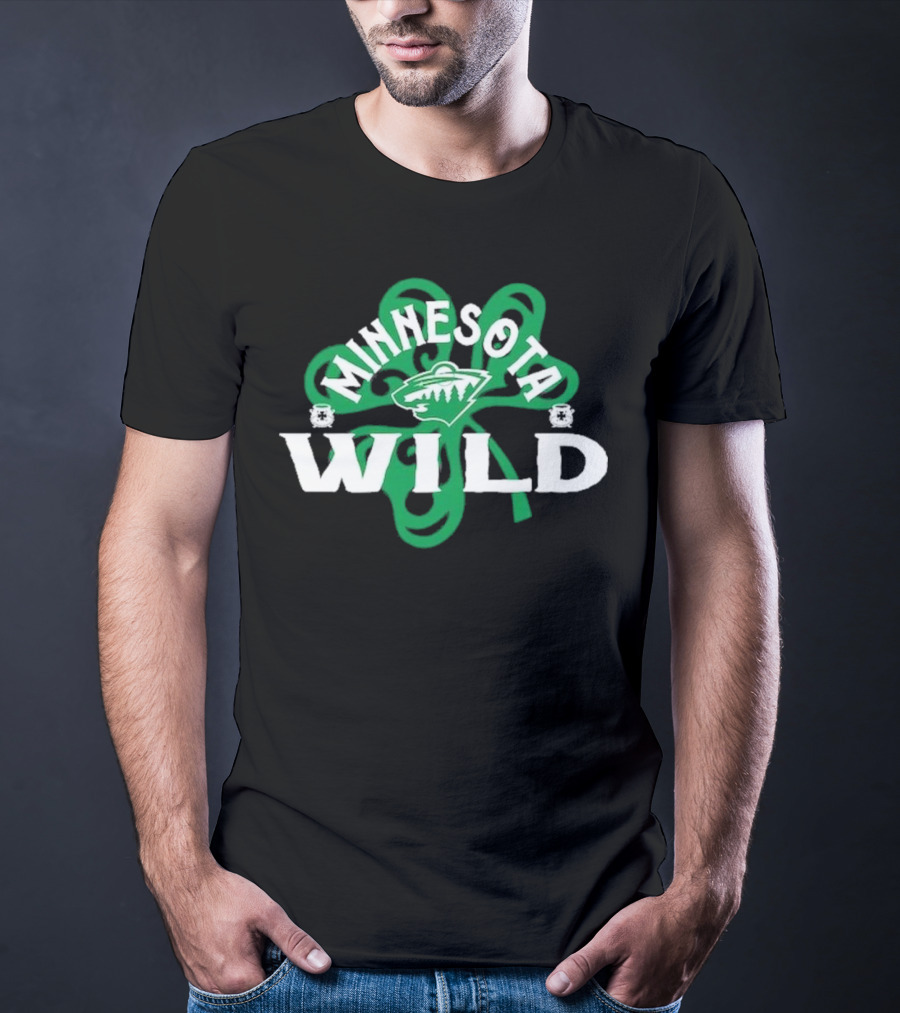 Minnesota Wild St. Patrick’s Day Shamrock 2025 T-Shirt