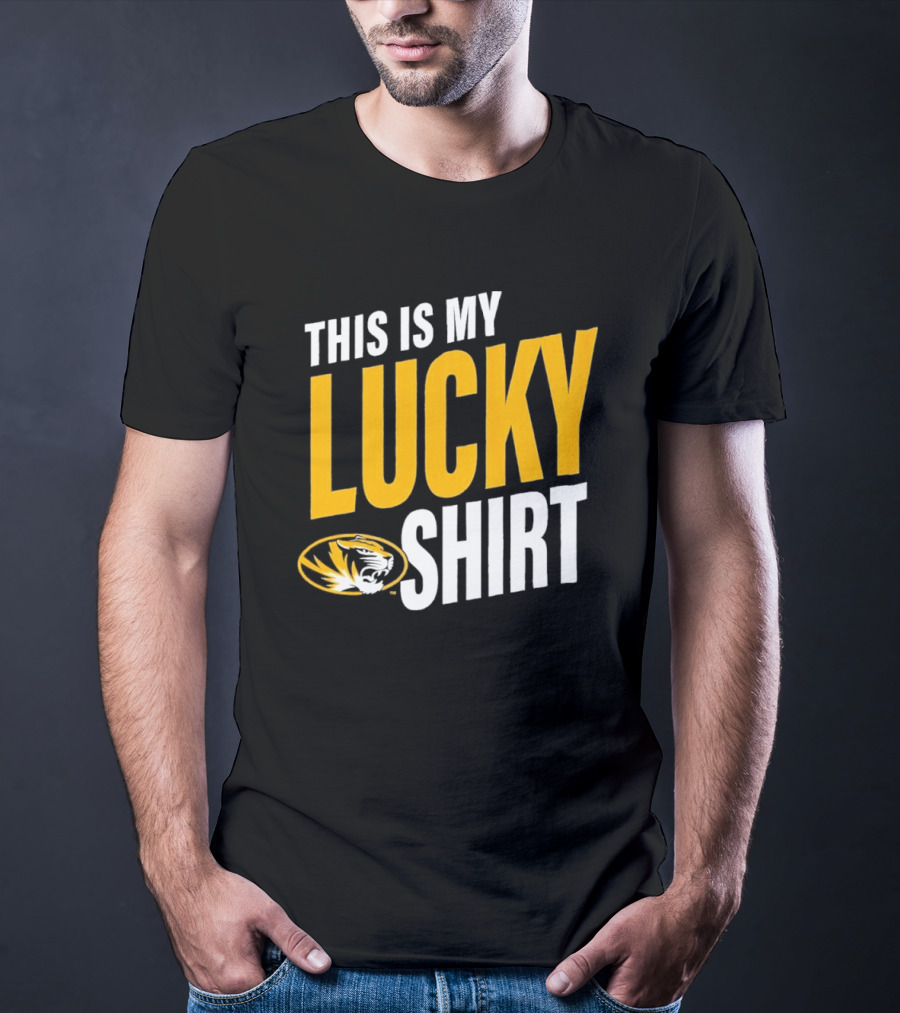 Missouri Tigers This Is My Lucky Mizzou Football T-Shirt