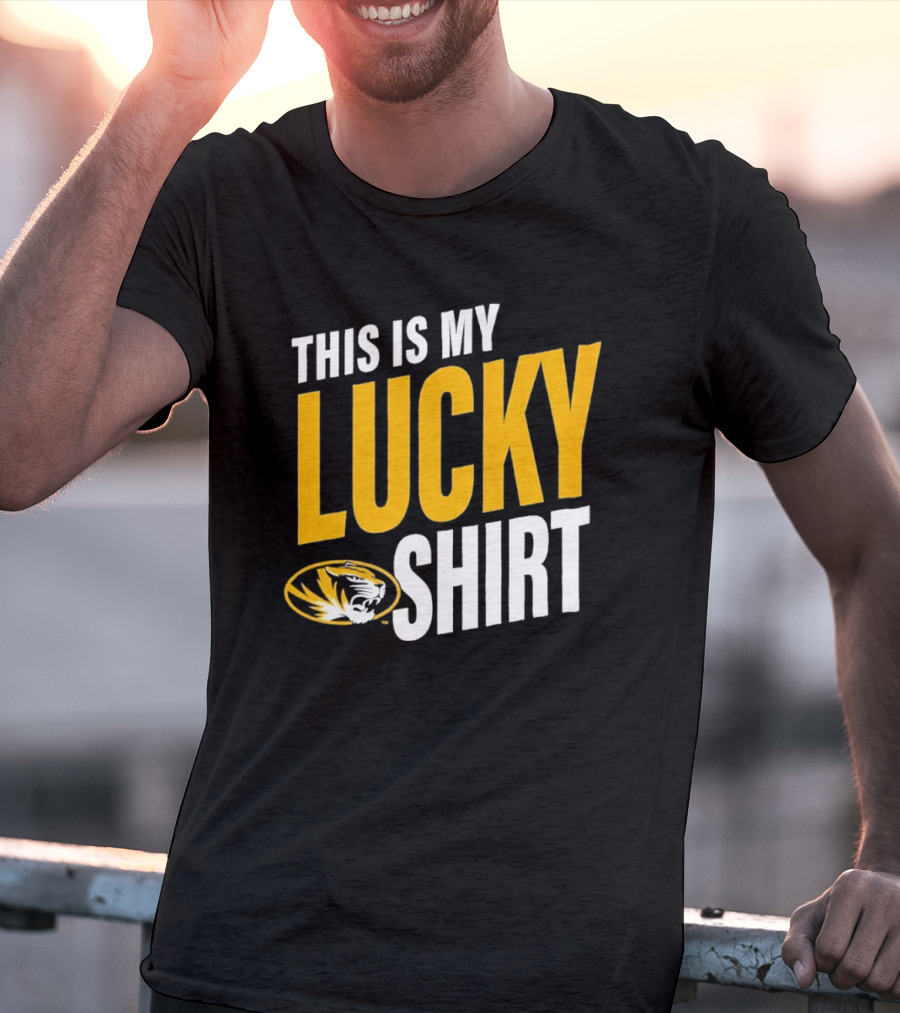 Missouri Tigers This Is My Lucky Mizzou Football T-Shirt