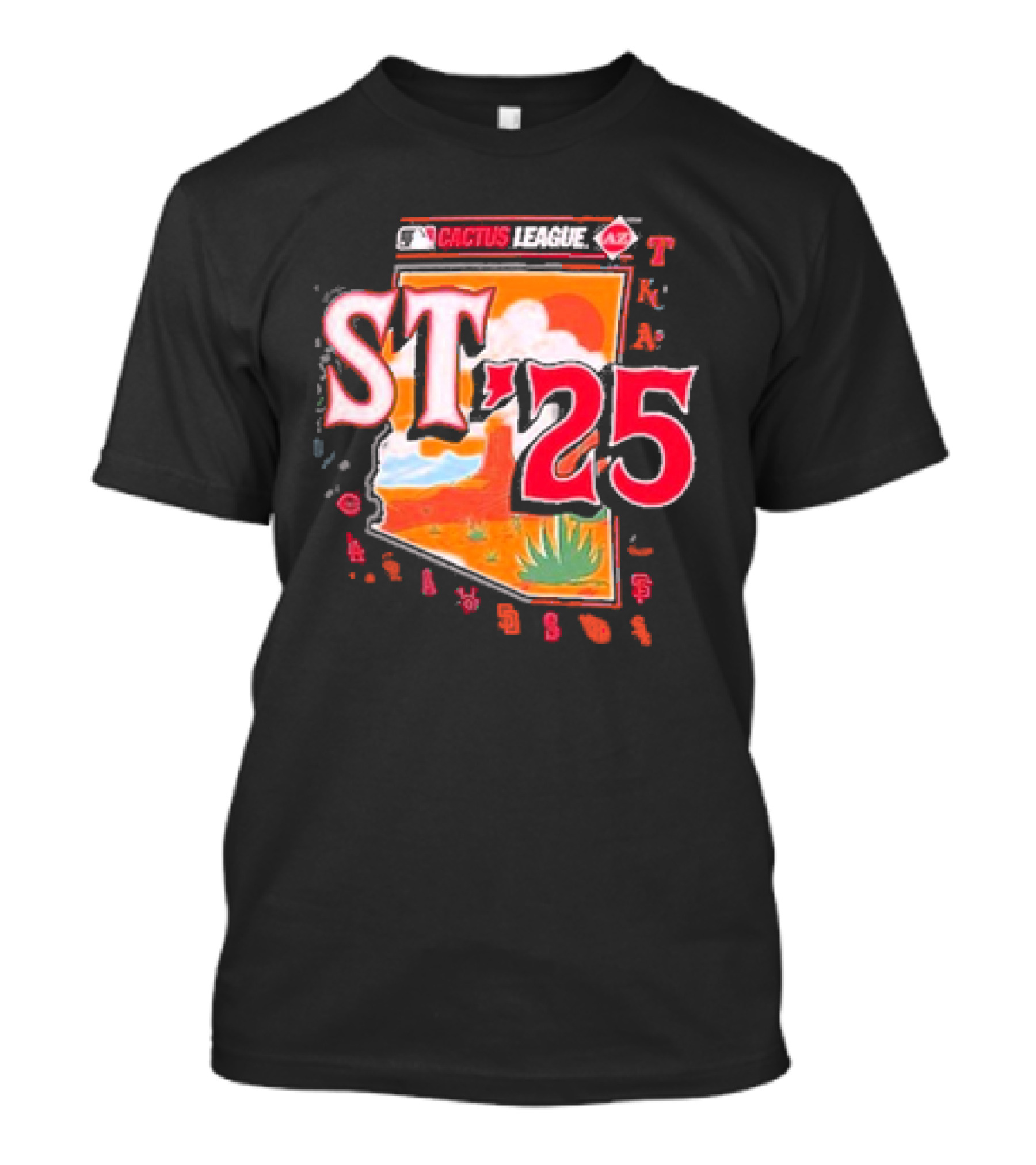 MLB 2025 Spring Training Cactus League Arizona ST25 T-Shirt