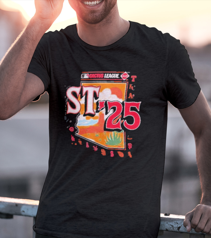 MLB 2025 Spring Training Cactus League Arizona ST25 T-Shirt
