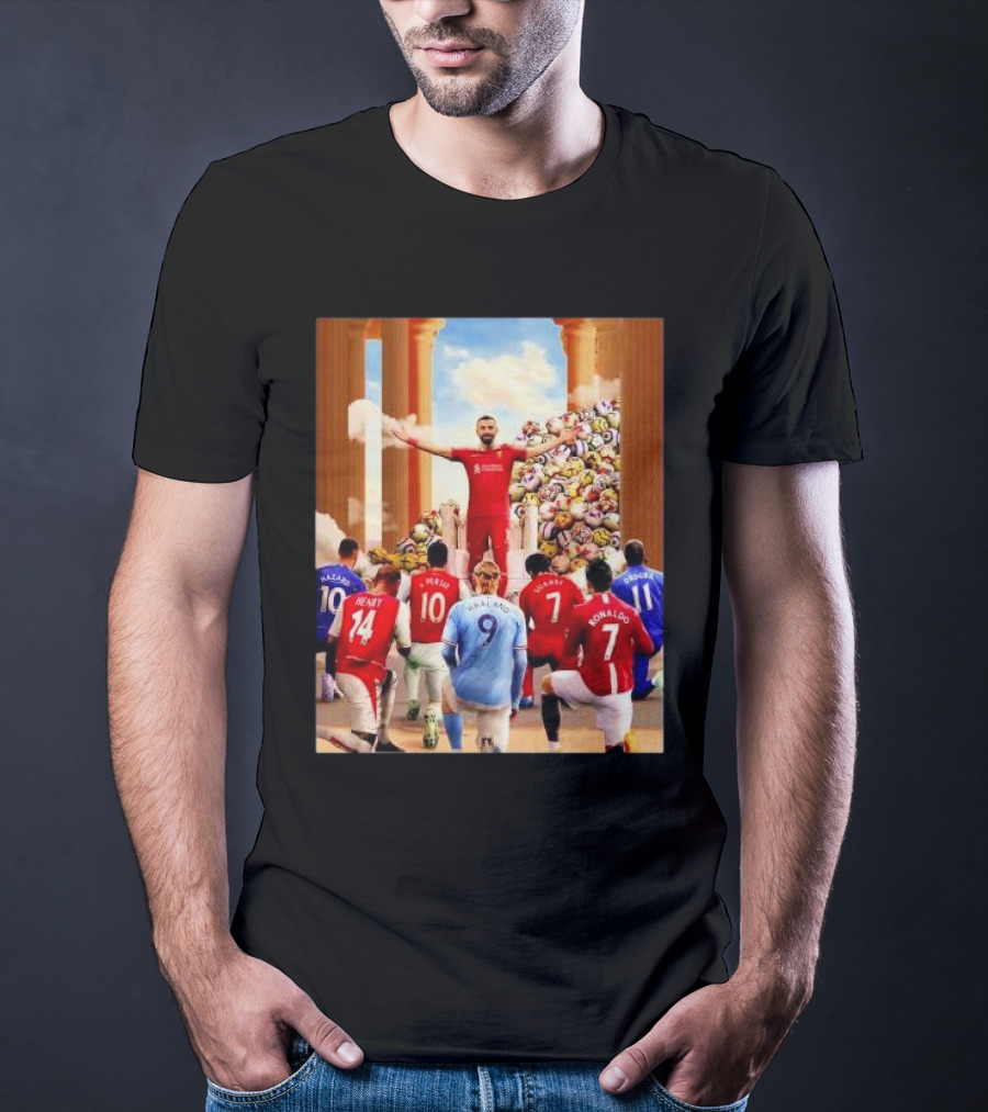 Liverpool FC Mohamed Salah Premier League Goals Tribute T-Shirt