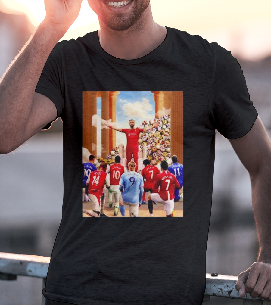Liverpool FC Mohamed Salah Premier League Goals Tribute T-Shirt
