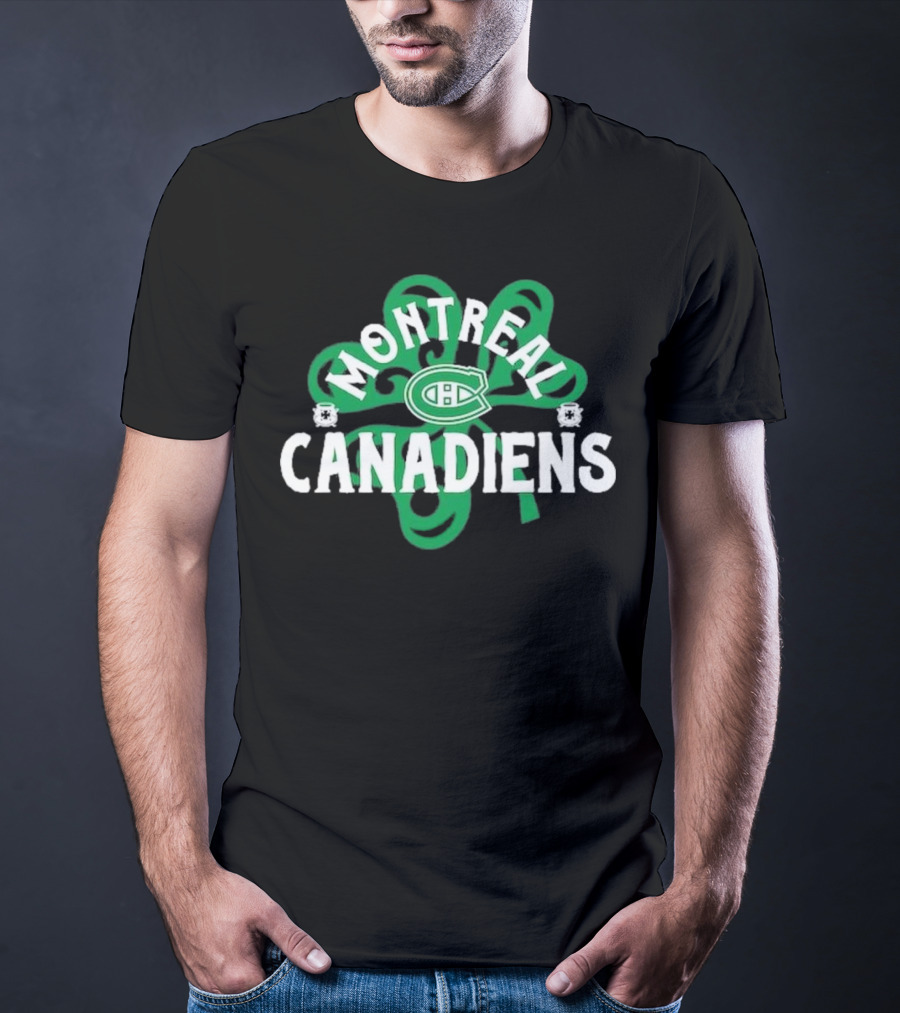 Montreal Canadiens St. Patrick’s Day Shamrock 2025 T-Shirt