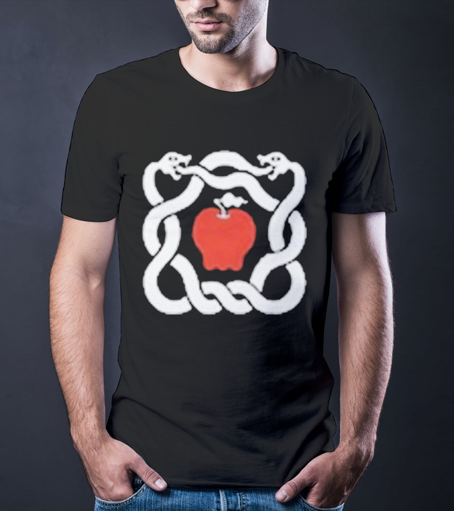 Msg Snake Dom Dolla Red Apple White Snakes T-Shirt