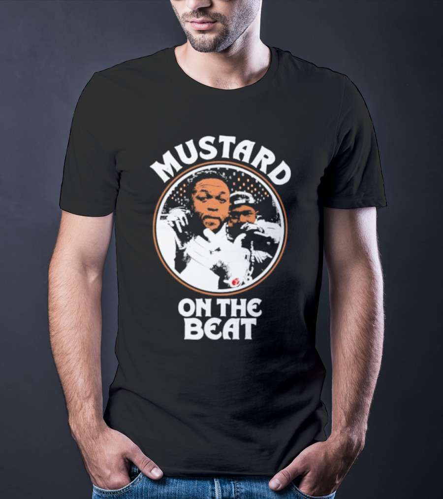 Mustard On The Beat DJ Mustard Circle Design T-Shirt