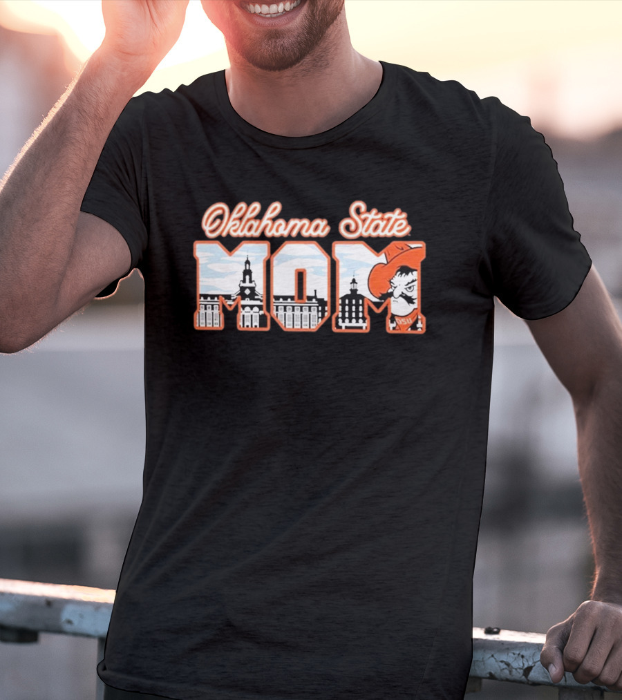 Oklahoma State Mom Campus Cowboys OSU Iconic Imagery T-Shirt