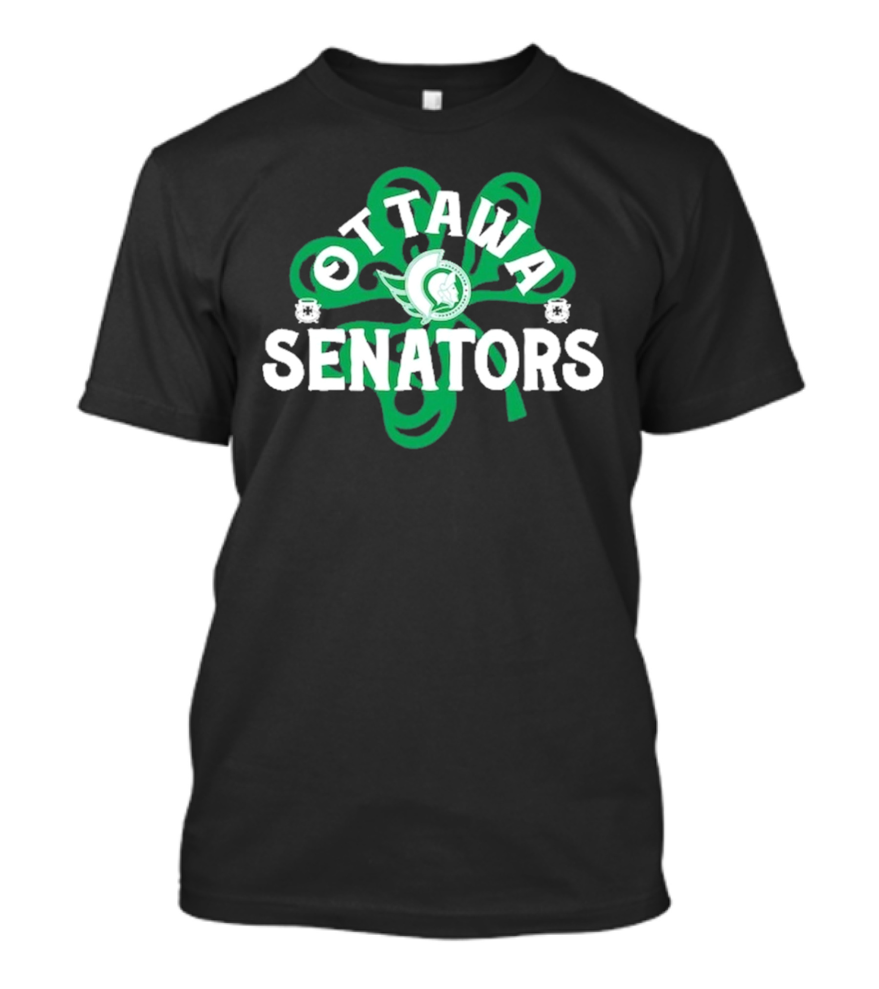 Ottawa Senators St. Patrick's Day Shamrock Hockey Richmond T-Shirt